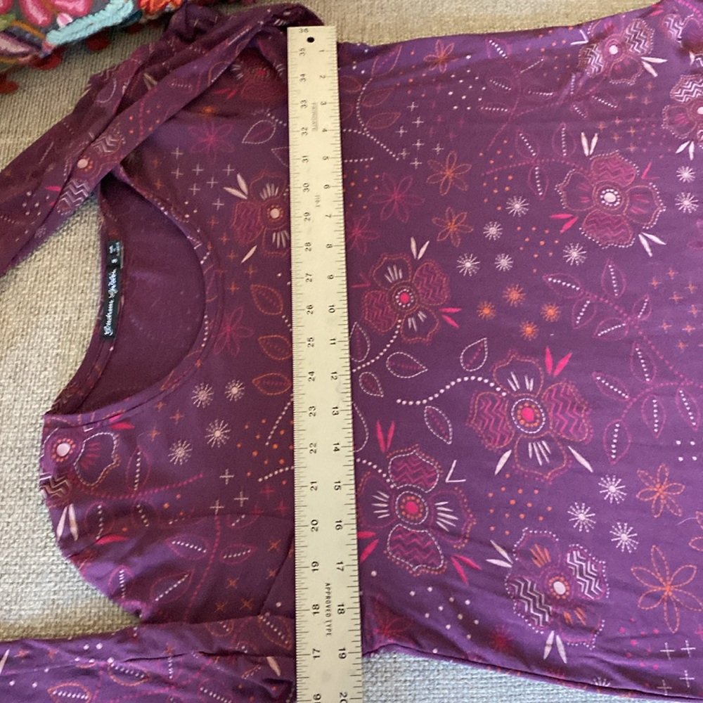 Gudrun Sjöden Purple Floral Top - Picture 8 of 8